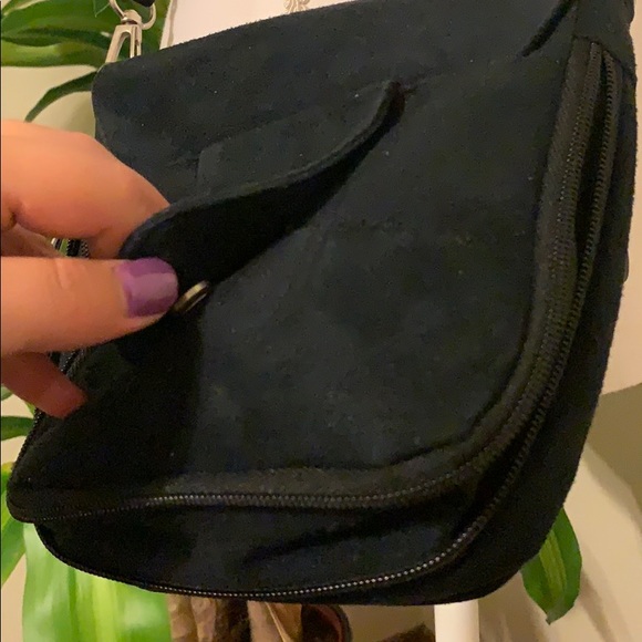 Suede crossbody travel bag - Picture 8 of 10